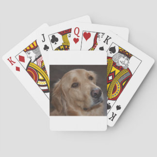 Cartes de jeu de golden retriever