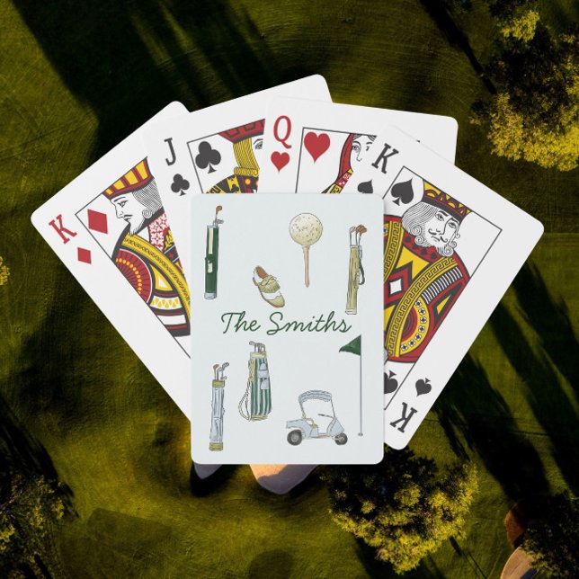 Cartes De Jeu De Golf (Créateur téléchargé)