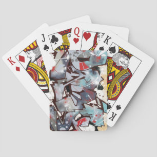 Cartes de jeu de graffiti