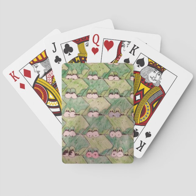 Cartes de jeu de grenouille (dos)