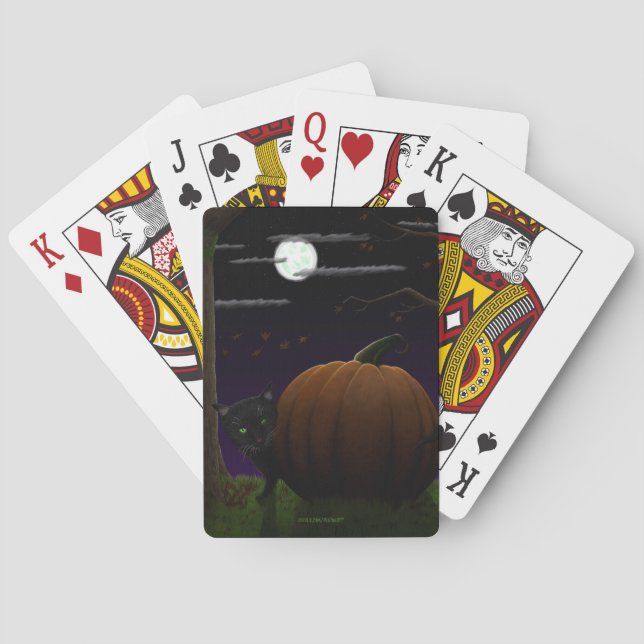 Cartes de jeu de Halloween (dos)