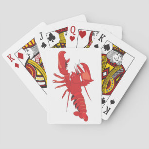 Cartes de jeu de homard d'événement du Maine