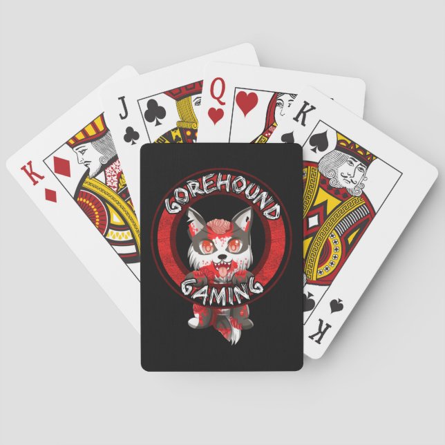 Cartes de jeu de jeu de Gorehound (dos)