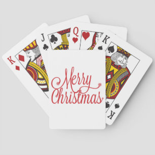 Cartes de jeu de Joyeux Noël