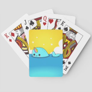 Cartes de jeu de Kawaii Narwhal