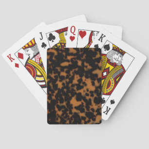 Cartes de jeu de la coque de sable foncé
