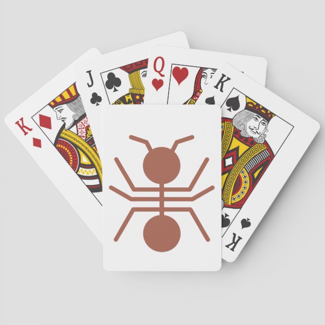 Cartes de jeu de la fourmi (dos)
