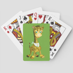Cartes De Jeu De La Giraffe Cute