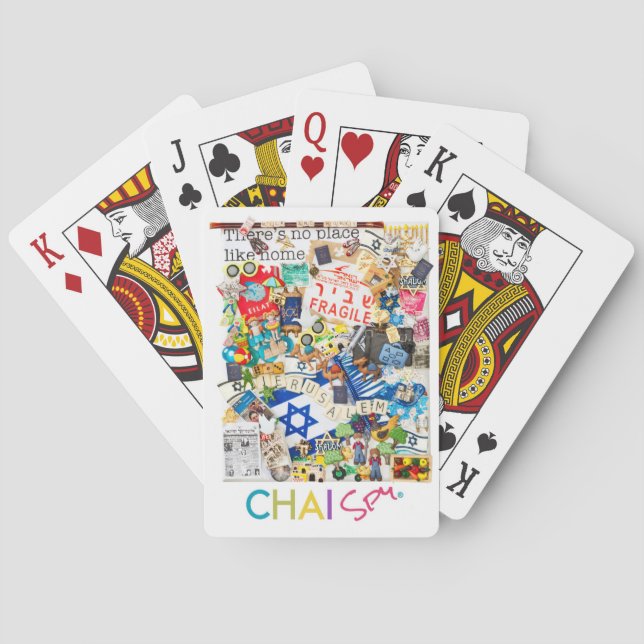 Cartes de jeu de l'Israël (dos)