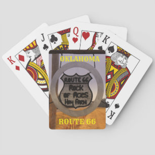 Cartes de jeu de l'itinéraire 66 de l'Oklahoma