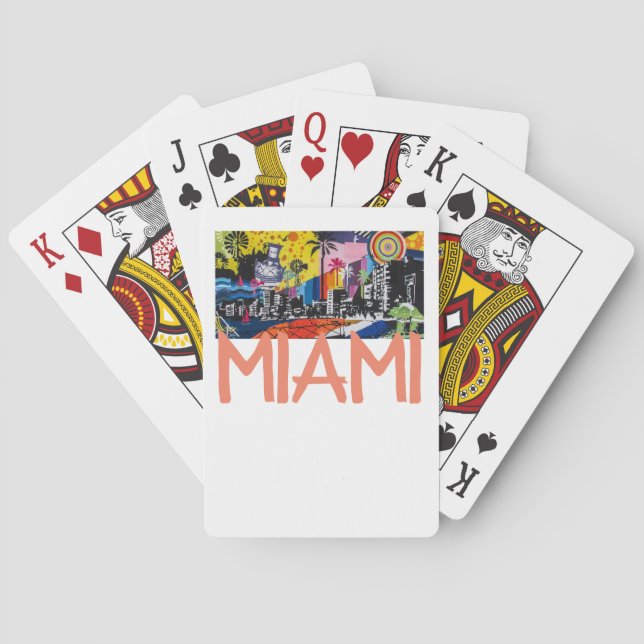 Cartes de jeu de Miami Floria (dos)