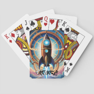 Cartes de jeu de navires à fusée