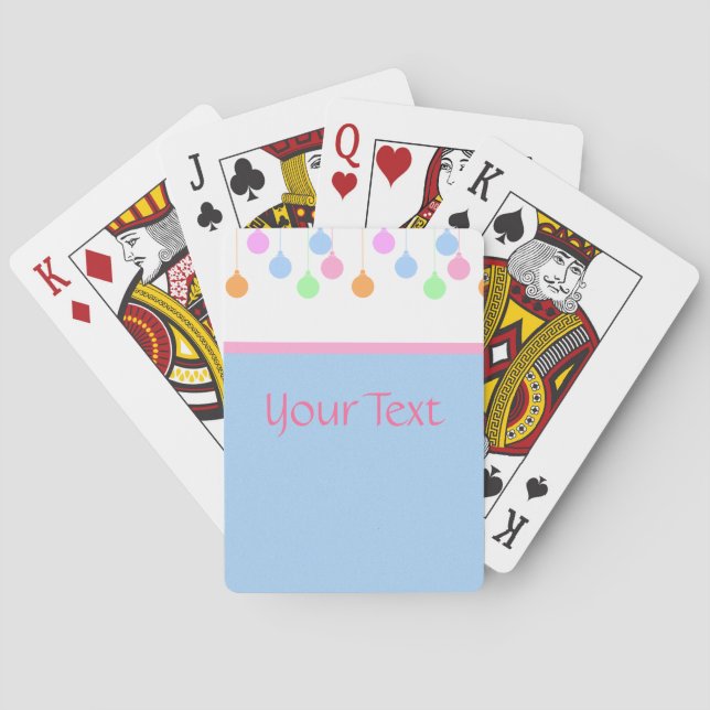 Cartes de Jeu de Noël (dos)