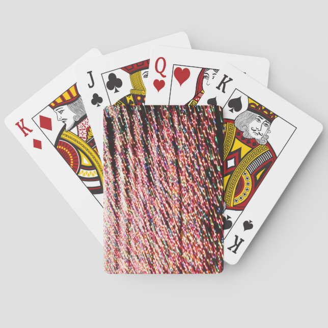 Cartes de Jeu de Noël Abstraites (dos)