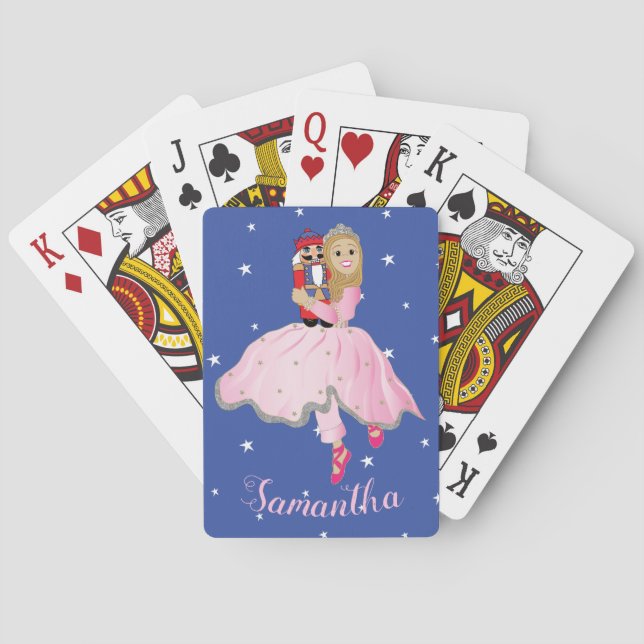 Cartes de Jeu de Noël Ballet de Nutcracker (dos)