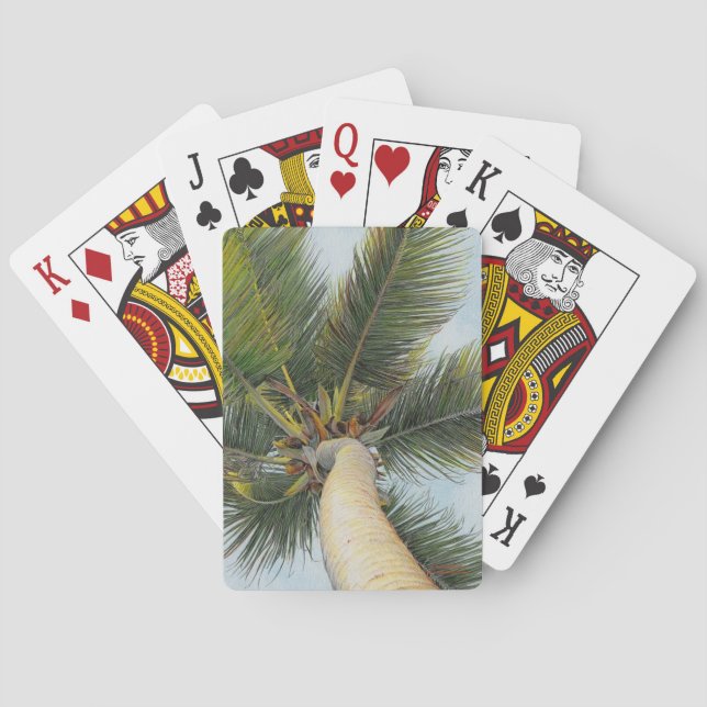 Cartes de jeu de "palmier" de Paul McGehee (dos)