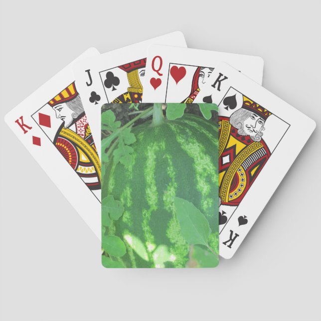 Cartes de jeu de pastèque (dos)