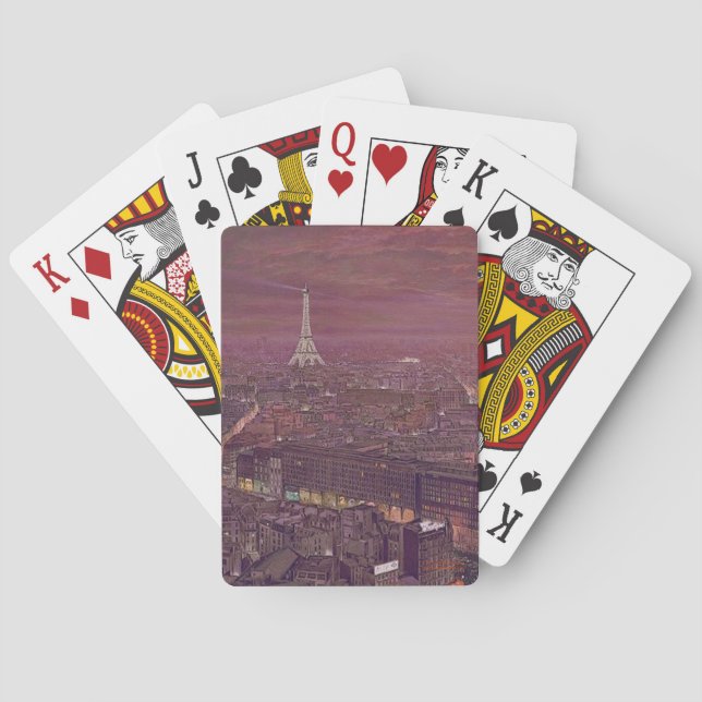 Cartes de jeu de Paul McGehee "Paris" (dos)