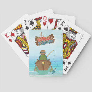 Cartes de jeu de pêche allées