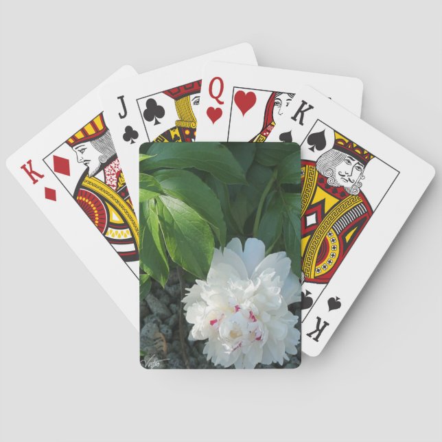 Cartes de Jeu de Peony Précieux (dos)