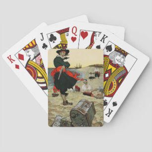 Cartes de jeu de pirate
