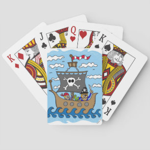 Cartes de jeu de pirate