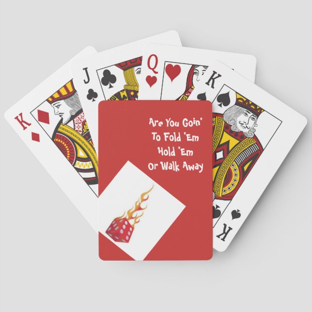 Cartes de jeu de poker (dos)