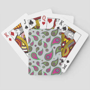 Cartes de jeu de poker Paisley Design