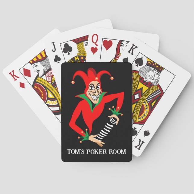 Cartes de jeu de poker - Personnalisable - Poker J (dos)