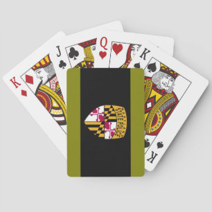 Cartes de jeu de police d'état du Maryland