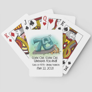 Cartes de jeu de Princeton '78 43e Reunion 'Come O