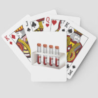 Cartes de jeu de prises de sang