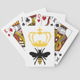 Cartes de jeu de reine des abeilles