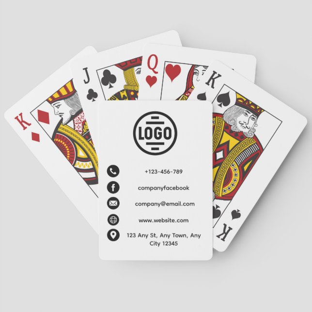 Cartes de jeu de réseau exécutif (dos)