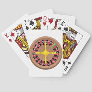 Cartes de jeu de roue de roulette