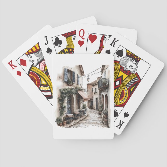 Cartes de jeu de rue italiennes (dos)