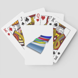 Cartes de jeu de serviette de plage