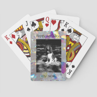 Cartes de jeu de springer spaniel