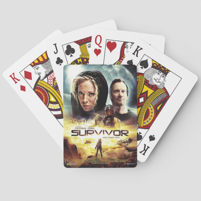 Cartes de jeu de survivant (dos)