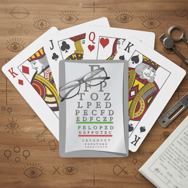 Cartes de jeu de tableau d'optométriste (Créateur téléchargé)