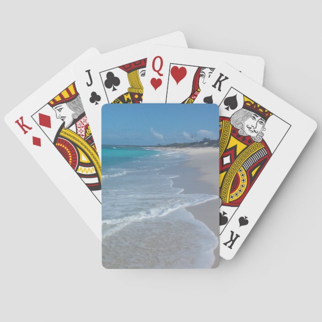 Cartes de jeu de vagues de plage (dos)