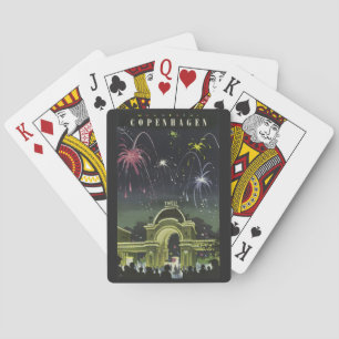 Cartes de jeu de Vintage voyage de Copenhague