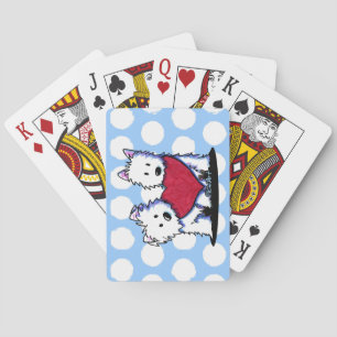 Cartes De Jeu De Westies Coeur