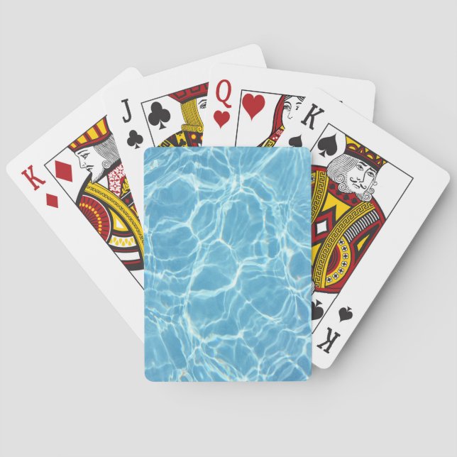 Cartes De Jeu D'Eau De Piscine (dos)