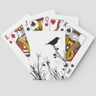 Cartes de jeu décorées par oiseau