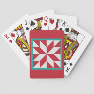 Cartes de jeu d'édredon - l'étoile du chasseur