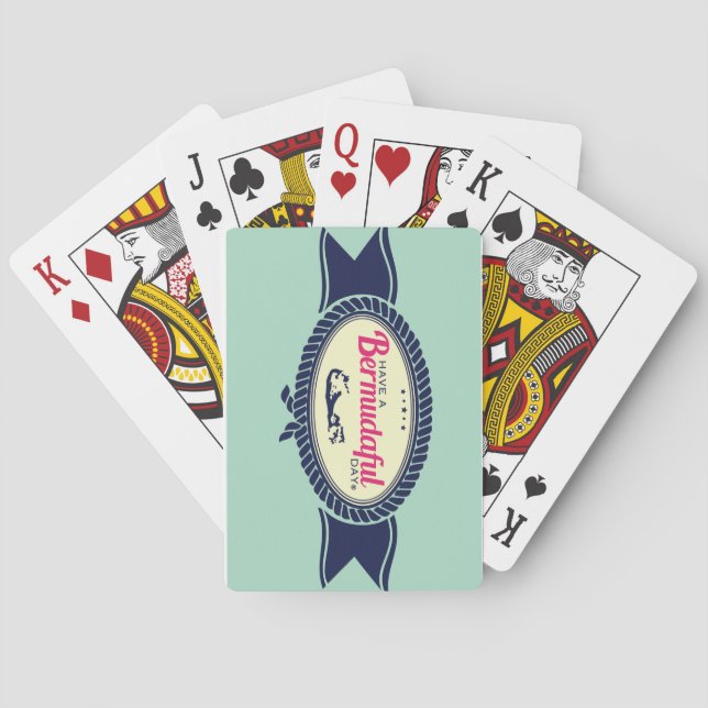 Cartes de jeu des Bermudes (dos)