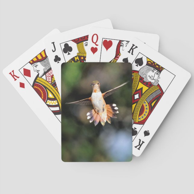 Cartes de jeu des colibris (dos)