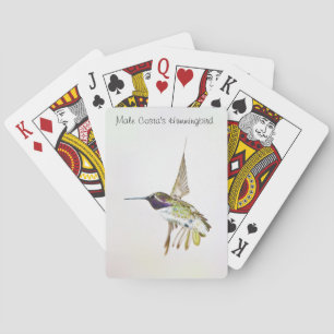 Cartes de jeu des colibris de Costa