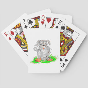 Cartes de jeu Dessin d'un chien